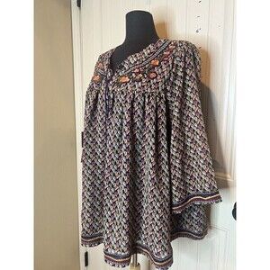 Embroidered Boho 1x  shirt by lifestyle